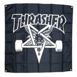 THRASHER BANNER スラッシャー バナースケートゴート