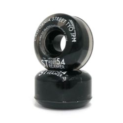 CALIFORNIA STREET WHEEL カリフォルニアストリート ソフトウィール（クルーザー） STREET STREAMER CLEAR 黒クリア 54mm スケートボード スケボー 1