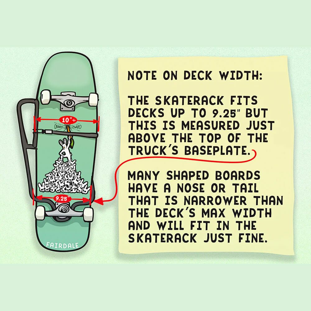 スケボー スケートボード を自転車に簡単装着 FAIRDALE SKATE RACK フェアデール 自転車用スケートキャリア 6