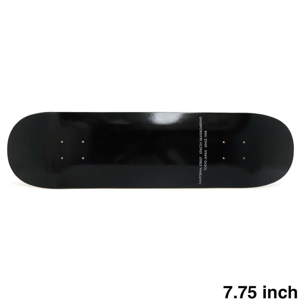 CALIFORNIA STREET DECK カリフォルニアストリート デッキ TEAM SIMPLE BLACK 7.75