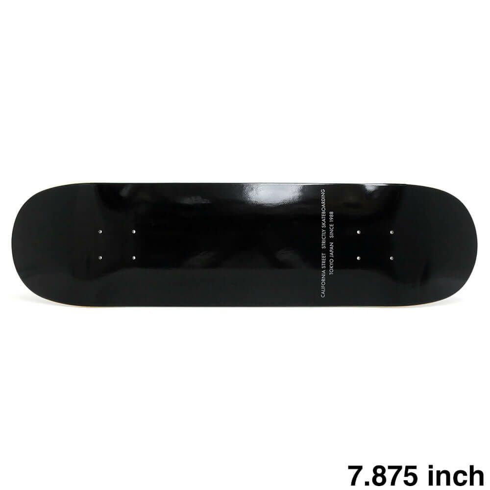 CALIFORNIA STREET DECK カリフォルニアストリート デッキ TEAM SIMPLE BLACK 7.875