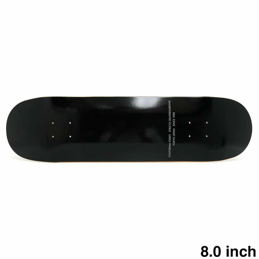 CALIFORNIA STREET DECK カリフォルニアストリート デッキ TEAM SIMPLE BLACK 8.0