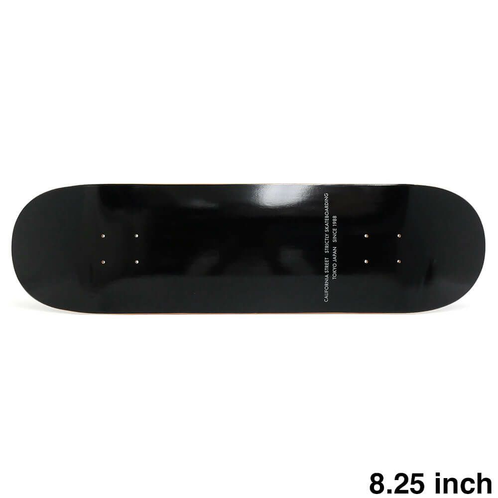 CALIFORNIA STREET DECK カリフォルニアストリート デッキ TEAM SIMPLE BLACK 8.25