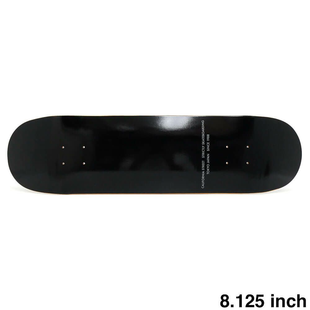CALIFORNIA STREET DECK カリフォルニアストリート デッキ TEAM SIMPLE BLACK 8.125
