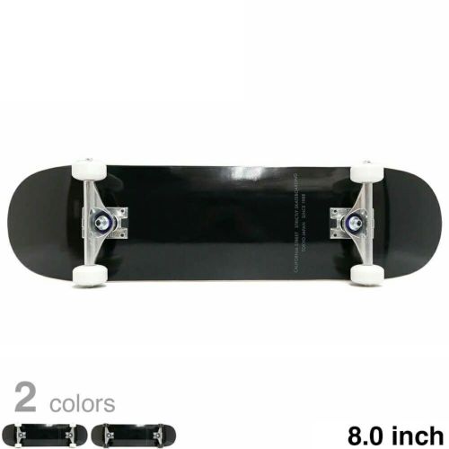 CALIFORNIA STREET カリフォルニアストリート コンプリートセット（スケートボード完成品） SIMPLE BLACK 8.0 ブランク