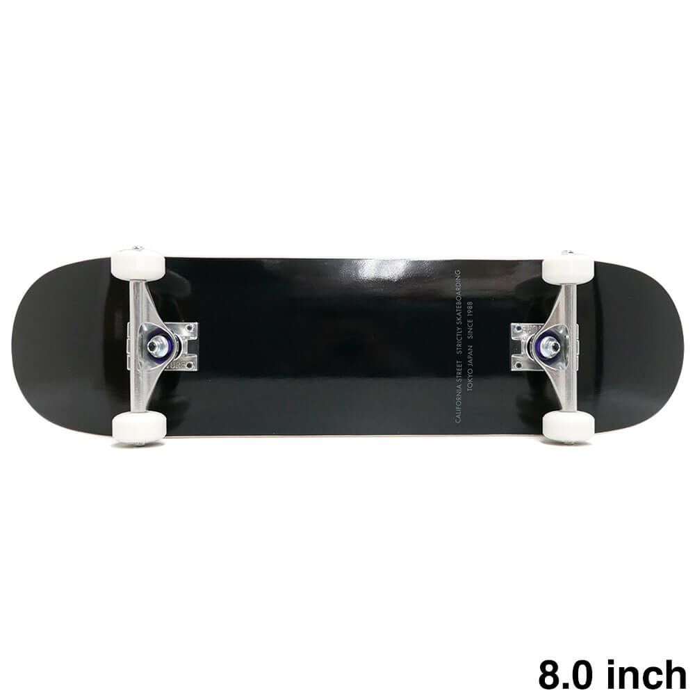 CALIFORNIA STREET カリフォルニアストリート コンプリートセット（スケートボード完成品） SIMPLE BLACK 8.0 ブランク