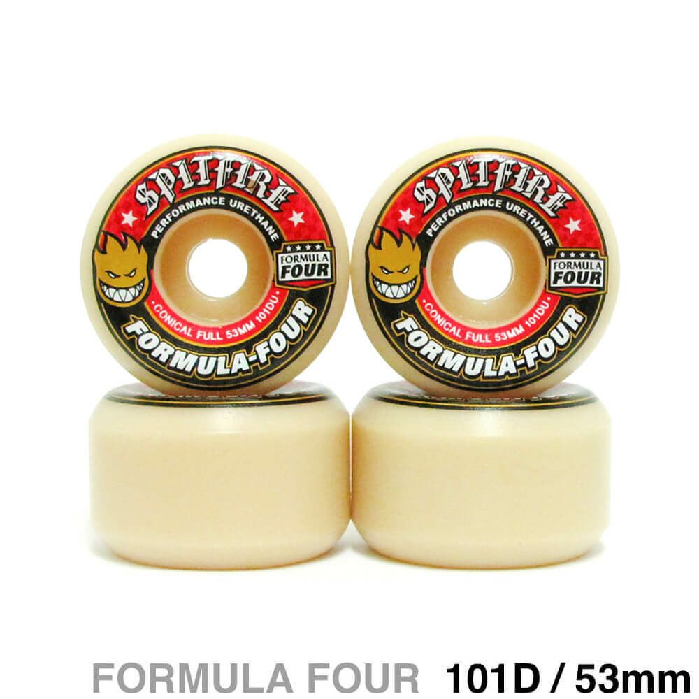 SPITFIRE WHEEL スピットファイヤー ウィール FORMULA FOUR (F4) CONICAL FULL 101D 53mm