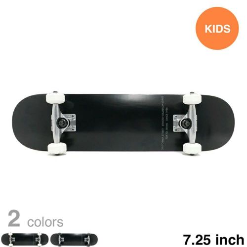 CALIFORNIA STREET カリフォルニアストリート コンプリートセット（スケートボード完成品）子供用 SIMPLE BLACK MINI 7.25 ブランク