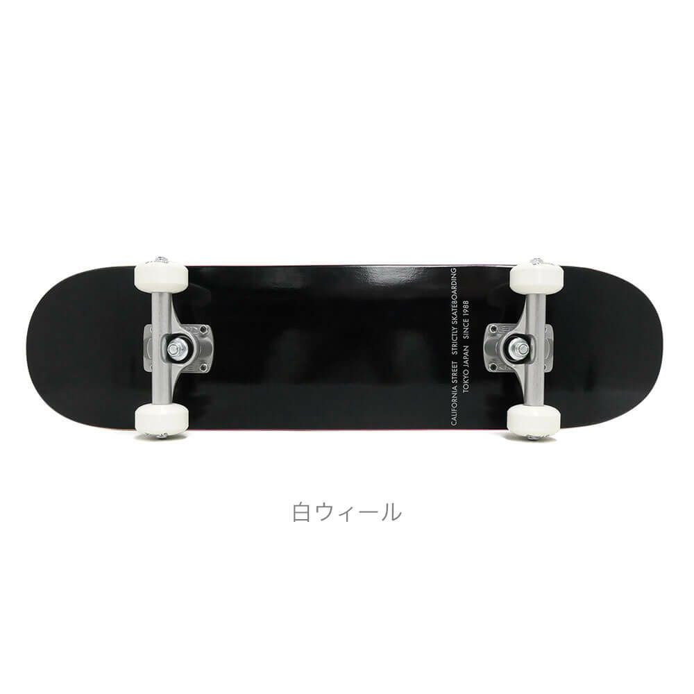CALIFORNIA STREET カリフォルニアストリート コンプリートセット（スケートボード完成品）子供用 SIMPLE BLACK MINI 7.25 ブランク-1