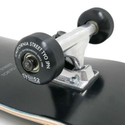 CALIFORNIA STREET カリフォルニアストリート コンプリートセット（スケートボード完成品）子供用 SIMPLE BLACK MINI 7.25 ブランク-4