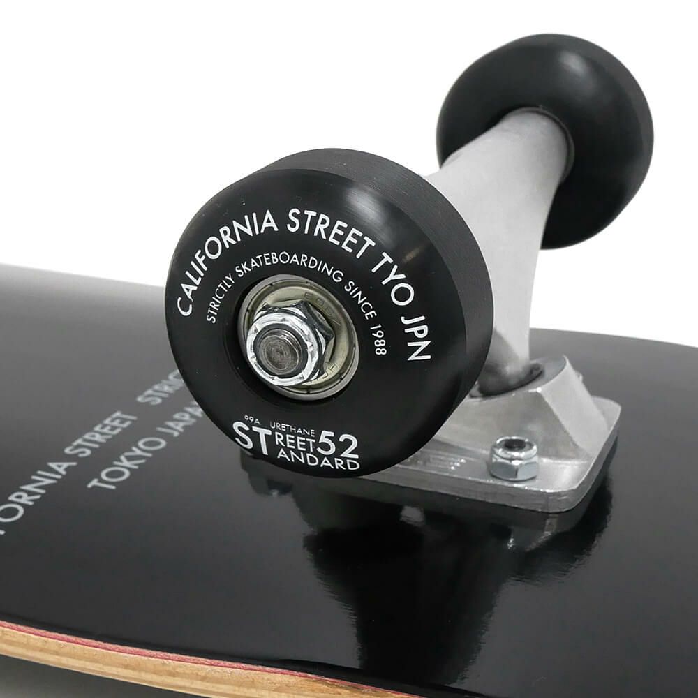 CALIFORNIA STREET カリフォルニアストリート コンプリートセット（スケートボード完成品）子供用 SIMPLE BLACK MINI 7.25 ブランク-6