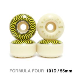 SPITFIRE WHEEL スピットファイヤー ウィール FORMULA FOUR (F4) CLASSIC 101D YELLOW 55mm
