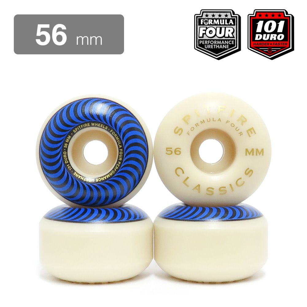 SPITFIRE WHEEL スピットファイヤー ウィール FORMULA FOUR (F4) CLASSIC 101D BLUE 56mm