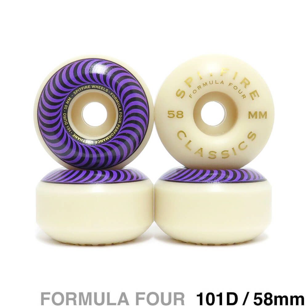SPITFIRE WHEEL スピットファイヤー ウィール FORMULA FOUR (F4) CLASSIC 101D PURPLE 58mm