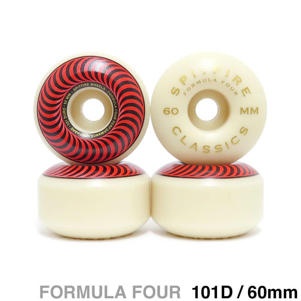 SPITFIRE WHEEL スピットファイヤー ウィール FORMULA FOUR (F4) CLASSIC 101D RED 60mm