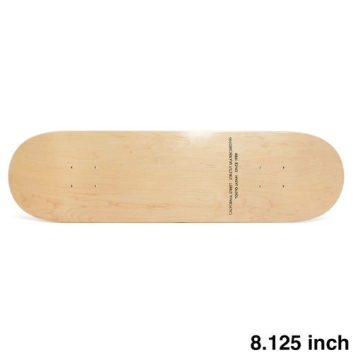 CALIFORNIA STREET DECK カリフォルニアストリート デッキ TEAM SIMPLE CLEAR 8.125
