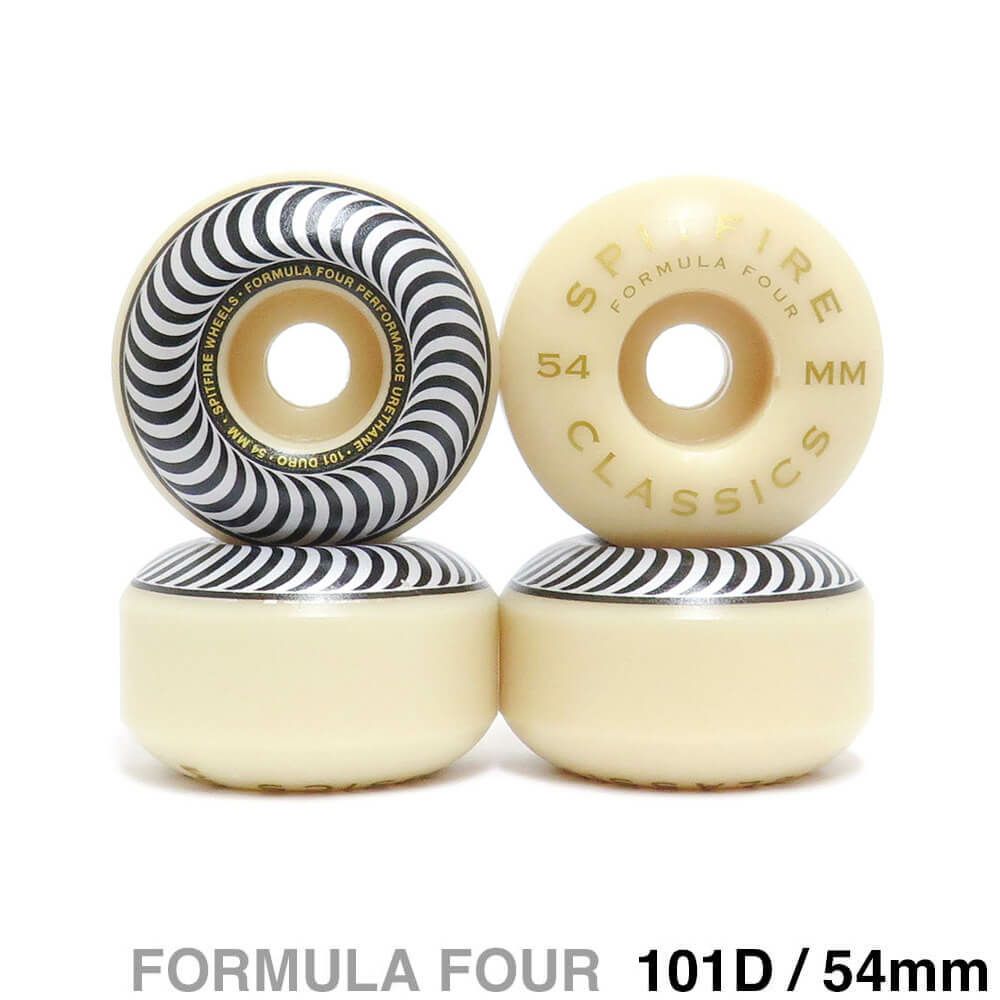 SPITFIRE WHEEL スピットファイヤー ウィール FORMULA FOUR (F4) CLASSIC 101D SILVER 54mm