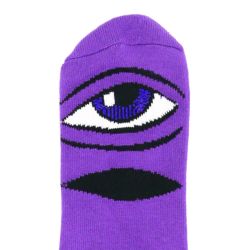 TOY MACHINE SOCKS トイマシーン ソックス 靴下 SECT EYE PURPLE 4