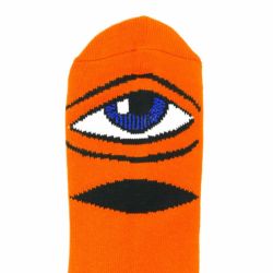 TOY MACHINE SOCKS トイマシーン ソックス 靴下 SECT EYE ORANGE 4