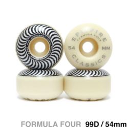 SPITFIRE WHEEL スピットファイヤー ウィール FORMULA FOUR (F4) CLASSIC 99D SILVER 54mm