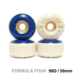 SPITFIRE WHEEL スピットファイヤー ウィール FORMULA FOUR (F4) CLASSIC 99D BLUE 56mm