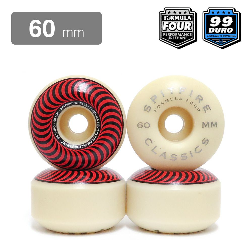 SPITFIRE WHEEL スピットファイヤー ウィール FORMULA FOUR (F4) CLASSIC 99D RED/BRONZE 60mm