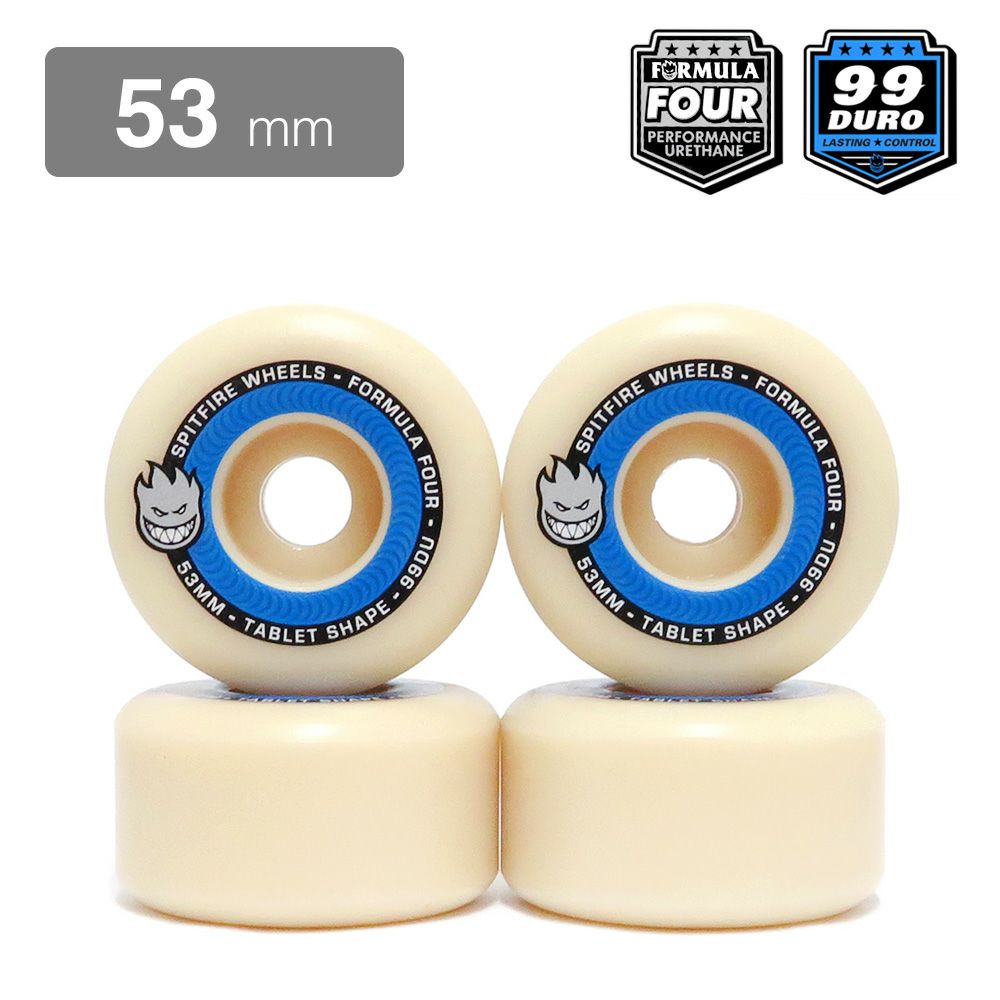 SPITFIRE WHEEL スピットファイヤー ウィール FORMULA FOUR (F4) TABLETS 99D 53mm