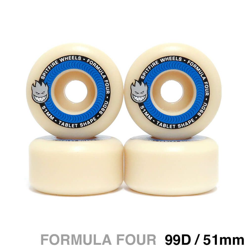 SPITFIRE WHEEL スピットファイヤー ウィール FORMULA FOUR (F4) TABLETS 99D 51mm