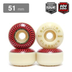 SPITFIRE WHEEL スピットファイヤー ウィール FORMULA FOUR (F4) CLASSIC 101D RED 51mm