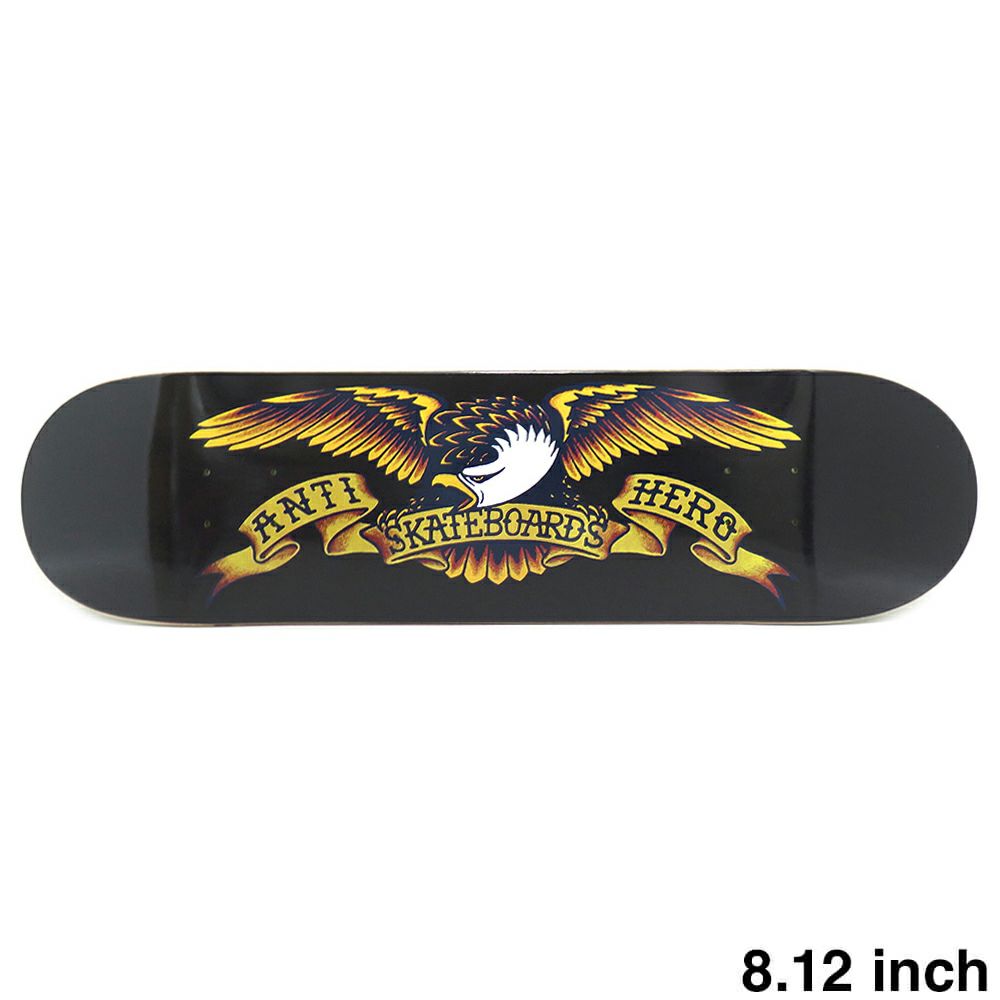 ANTIHERO DECK アンチヒーロー デッキ TEAM CLASSIC EAGLE BLACK 8.12