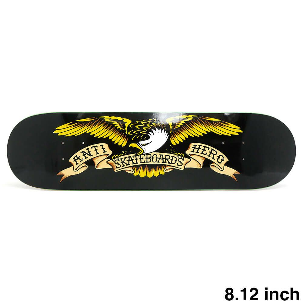 ANTIHERO DECK アンチヒーロー デッキ TEAM CLASSIC EAGLE BLACK 8.12