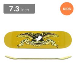 ANTIHERO KIDS DECK アンチヒーロー デッキ（子供用） TEAM CLASSIC EAGLE MINI YELLOW 7.3