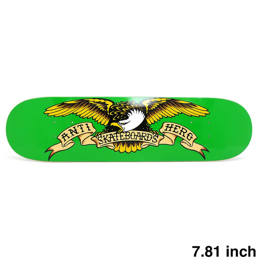 ANTIHERO DECK アンチヒーロー デッキ TEAM CLASSIC EAGLE GREEN 7.81