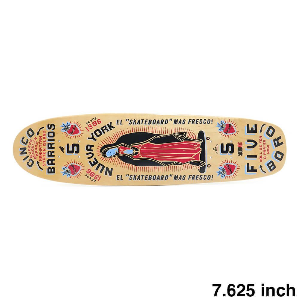 5BORO DECK ファイブボロ デッキ TEAM CINCO BARRIOS CRUISER SMALL 7.625