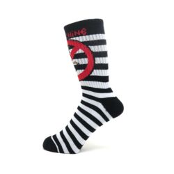 TOY MACHINE SOCKS トイマシーン ソックス 靴下 NO SCOOTER BLACK/WHITE 1