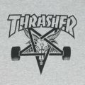 THRASHER T-SHIRT スラッシャー Ｔシャツ SKATE GOAT GREY 1