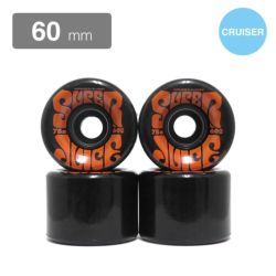 クルージング用 OJ SOFT WHEEL オージェー ソフトウィール SUPER JUICE 黒 60mm