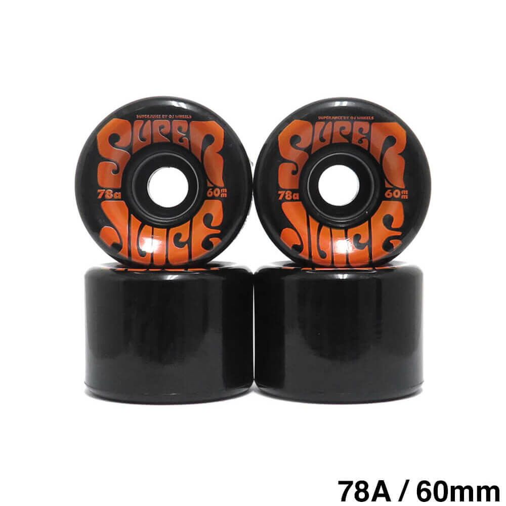 クルージング用 OJ SOFT WHEEL オージェー ソフトウィール SUPER JUICE 黒 60mm
