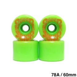 クルージング用 OJ SOFT WHEEL オージェー ソフトウィール SUPER JUICE 緑 60mm