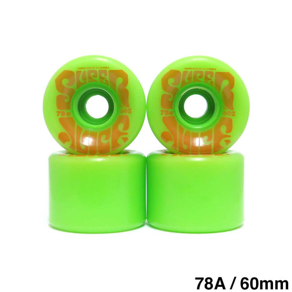 クルージング用 OJ SOFT WHEEL オージェー ソフトウィール SUPER JUICE 緑 60mm