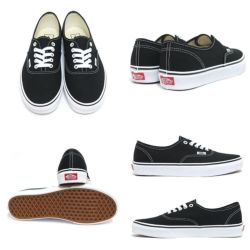 VANS SHOES バンズ シューズ スニーカー AUTHENTIC 黒 BLACK-1