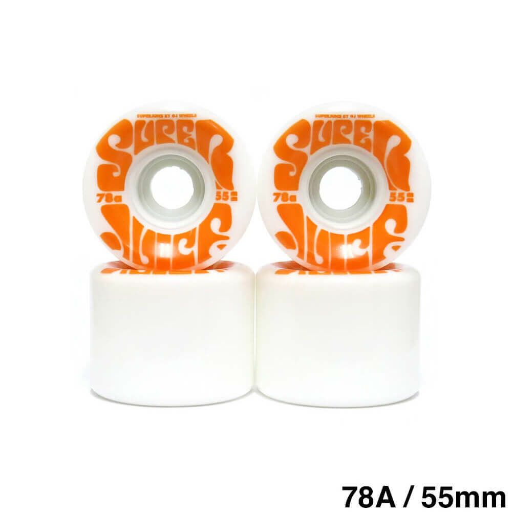 クルージング用 OJ SOFT WHEEL オージェー ソフトウィール MINI SUPER JUICE 白 55mm