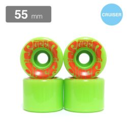 クルージング用 OJ SOFT WHEEL オージェー ソフトウィール MINI SUPER JUICE 緑 55mm