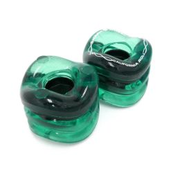 クルージング用 SHARK WHEEL SOFT WHEEL シャークウィール ソフトウィール CALIFORNIA ROLL TRANSPARENT 78A EMERALD 60mm-1