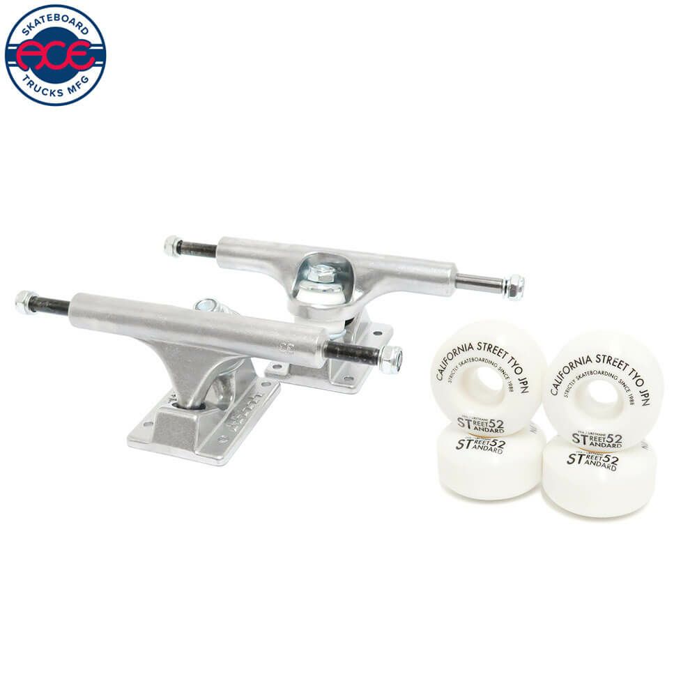 足回りセット ACE SET エース トラック＆ウィール＆ベアリングセット（トリック用） スケートボード スケボー 1
