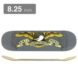 ANTIHERO DECK アンチヒーロー デッキ TEAM CLASSIC EAGLE GREY 8.25