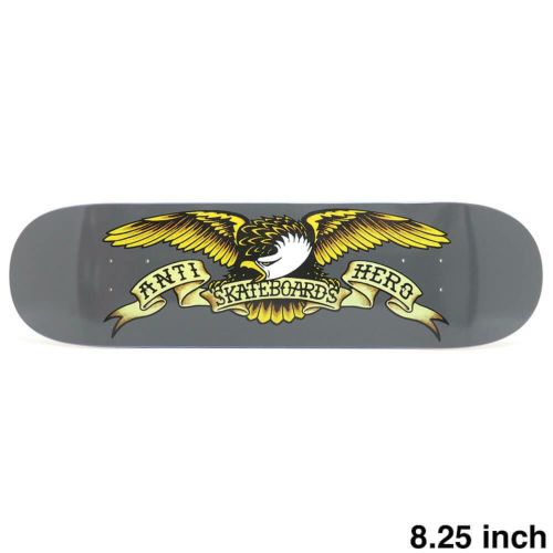 ANTIHERO DECK アンチヒーロー デッキ TEAM CLASSIC EAGLE GREY 8.25