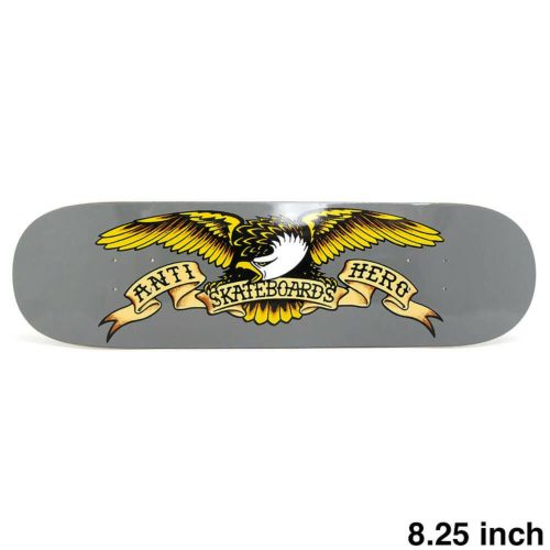 ANTIHERO DECK アンチヒーロー デッキ TEAM CLASSIC EAGLE GREY 8.25