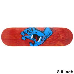 SANTA CRUZ DECK サンタクルーズ デッキ TEAM SCREAMING HAND RED STAIN 8.0