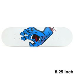 SANTA CRUZ DECK サンタクルーズ デッキ TEAM SCREAMING HAND WHITE 8.25